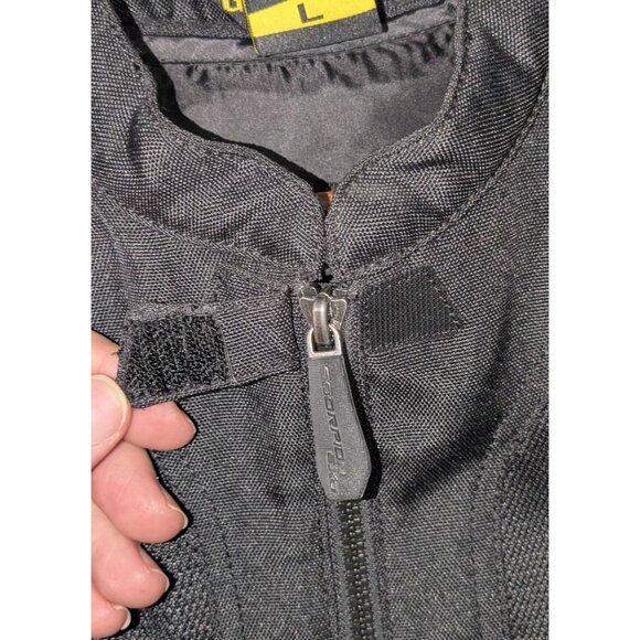 Scorpion Exo Women Blk Motorcycle Jacket Lg Quilted Zippered Cuffs liner - Picture 14 of 16